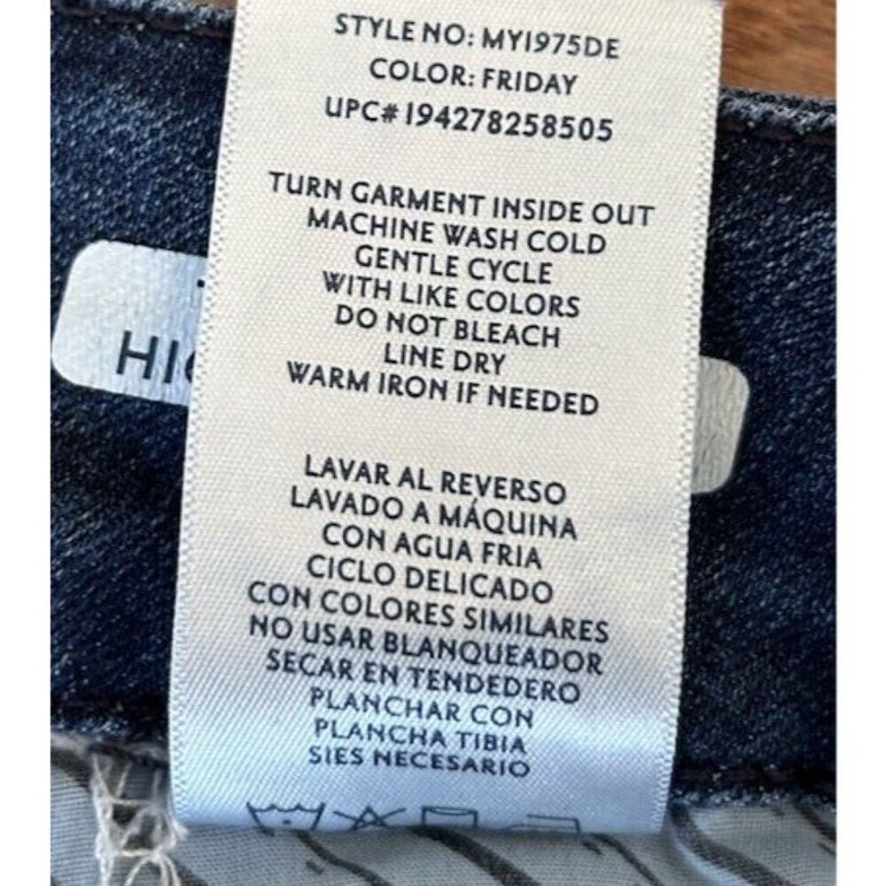 Seven 7 Tummyless High Rise Skinny Jeans Women’s Size 10 Stretch Blue Denim - Picture 8 of 11
